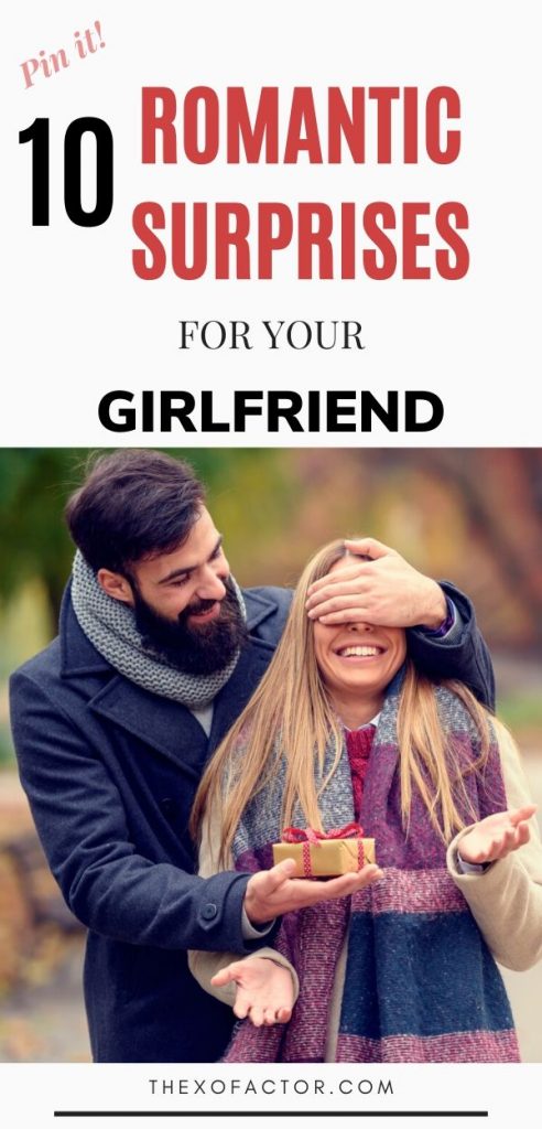 romantic ways to surprise your girlfriend