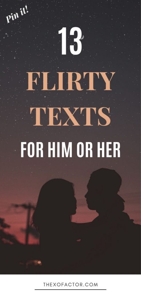 flirty texts for him or her