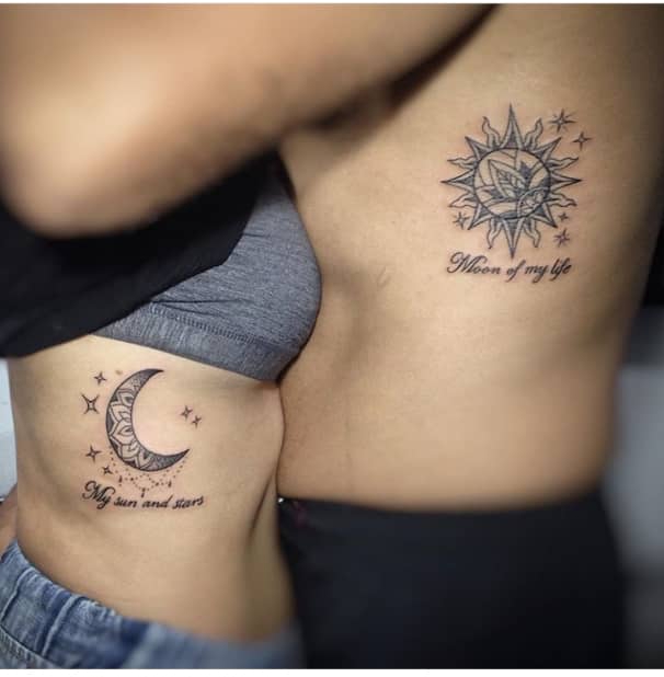 Sun  Moon Tattoo  URBAN HIPPIE INDIA