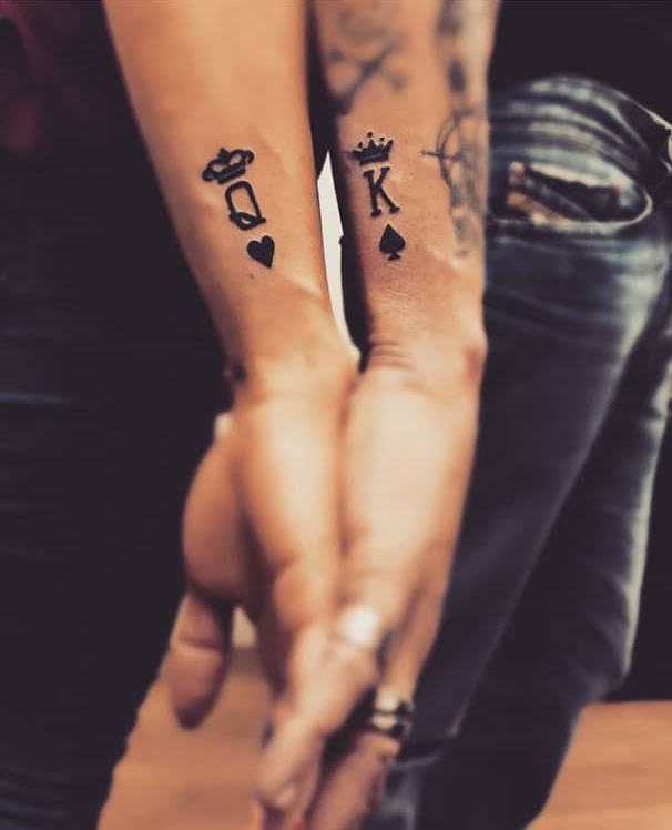 30 Beautiful Matching Tattoo Designs For Couples The Xo Factor 3537