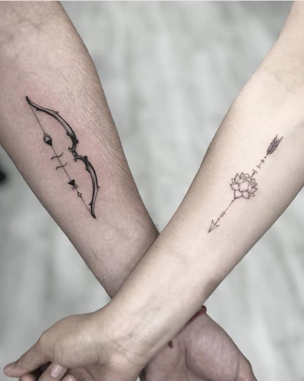30 Beautiful Matching Tattoo Designs For Couples - The XO Factor