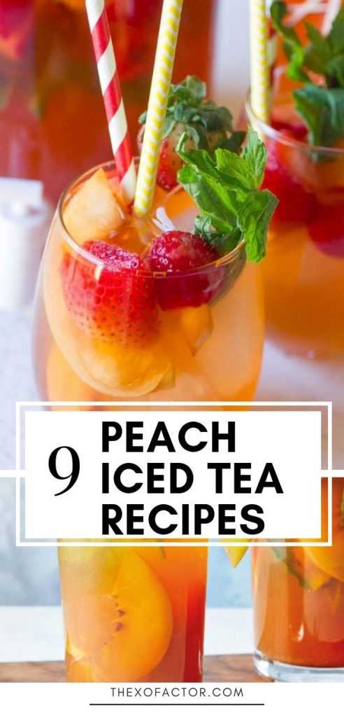 peach iced tea recipes