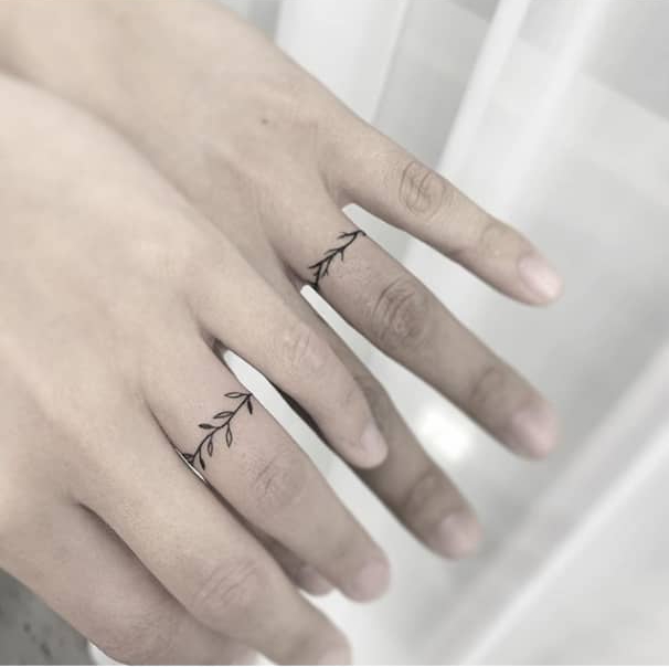 30 Lovely Ring Tattoo Designs For Couples The XO Factor