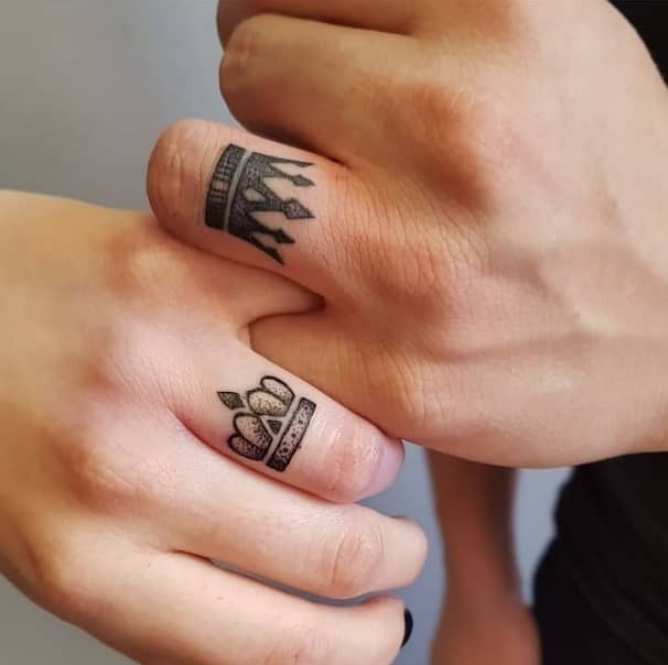 30 Lovely Ring Tattoo Designs For Couples The XO Factor