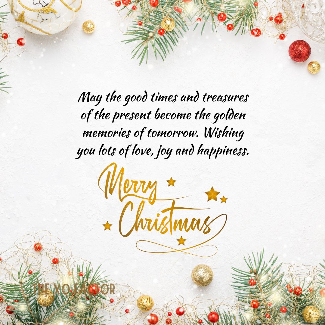 May the good times and treasures of the present become the golden memories of tomorrow. Wishing you lots of love, joy and happiness.