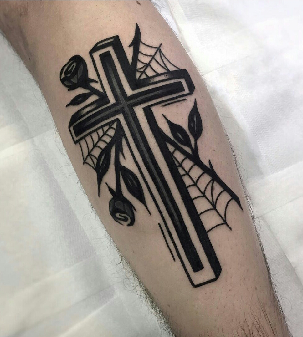 40+ Inspiring Cross Tattoo Designs - The Xo Factor