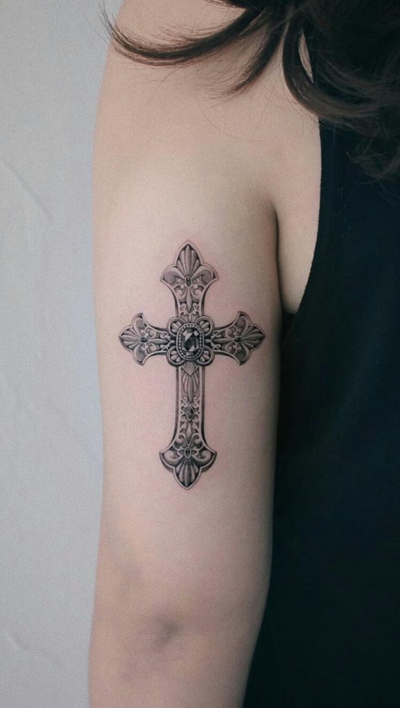 40+ Inspiring Cross Tattoo Designs - The XO Factor