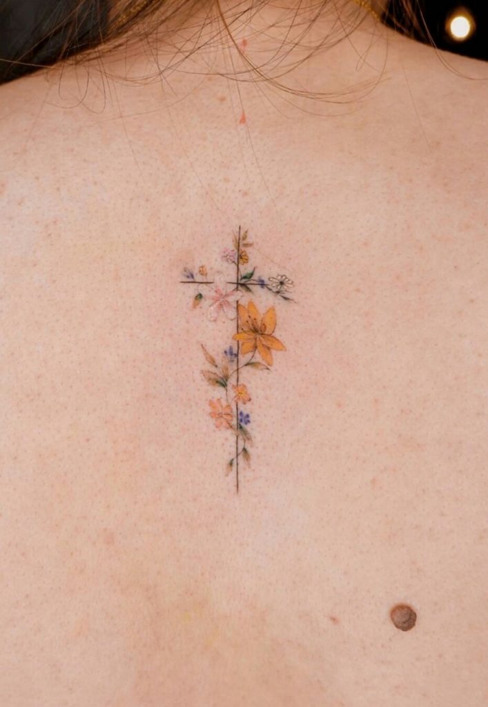 98 Beautiful Flower Tattoos and Meaning  Our Mindful Life