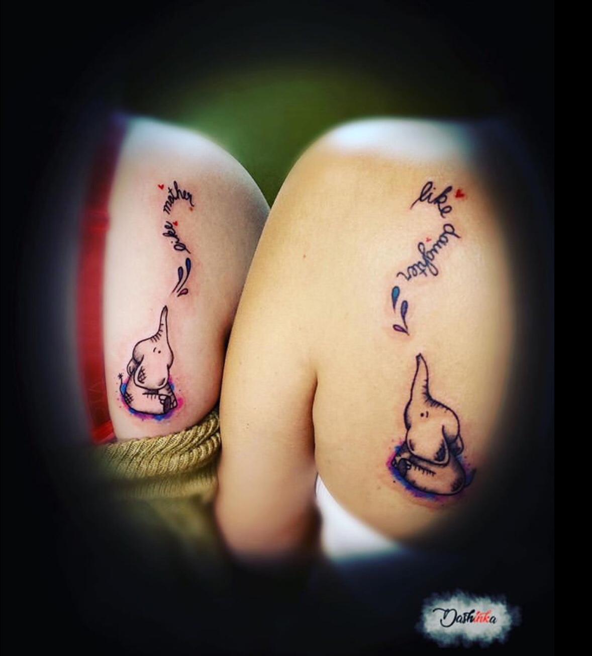 mother daughter tattoo