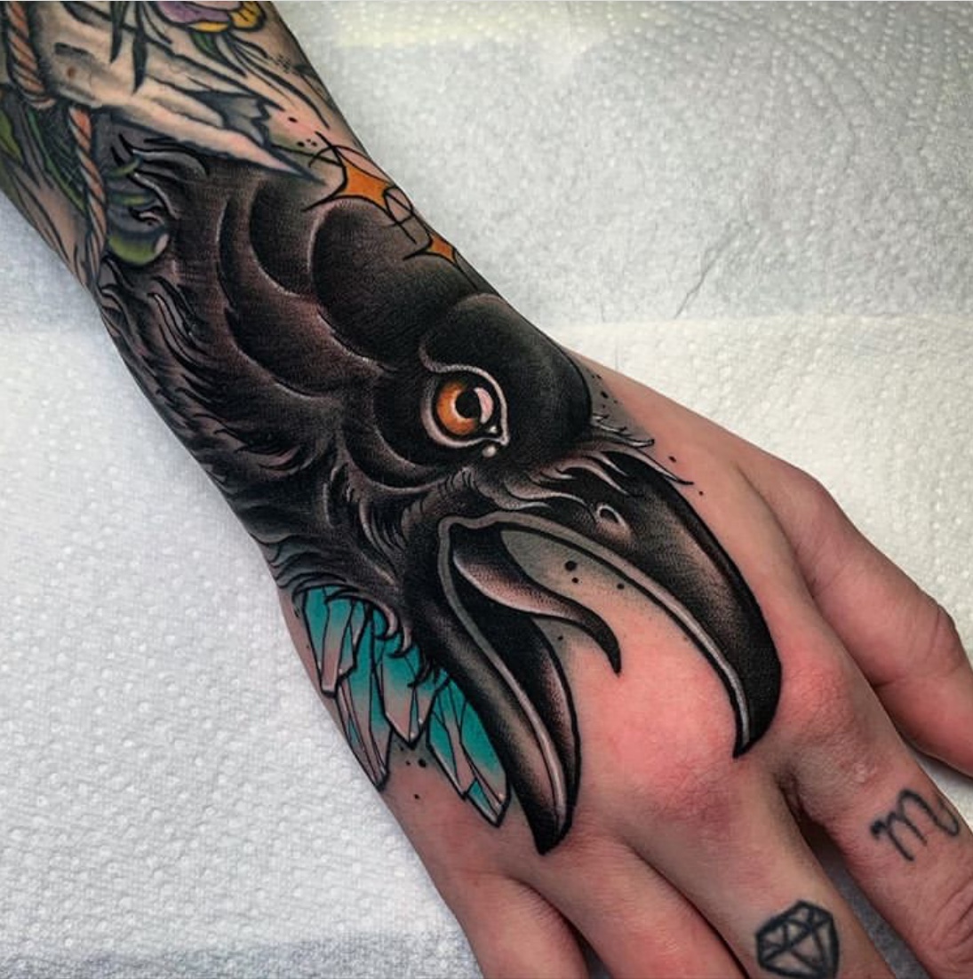 crow tattoo