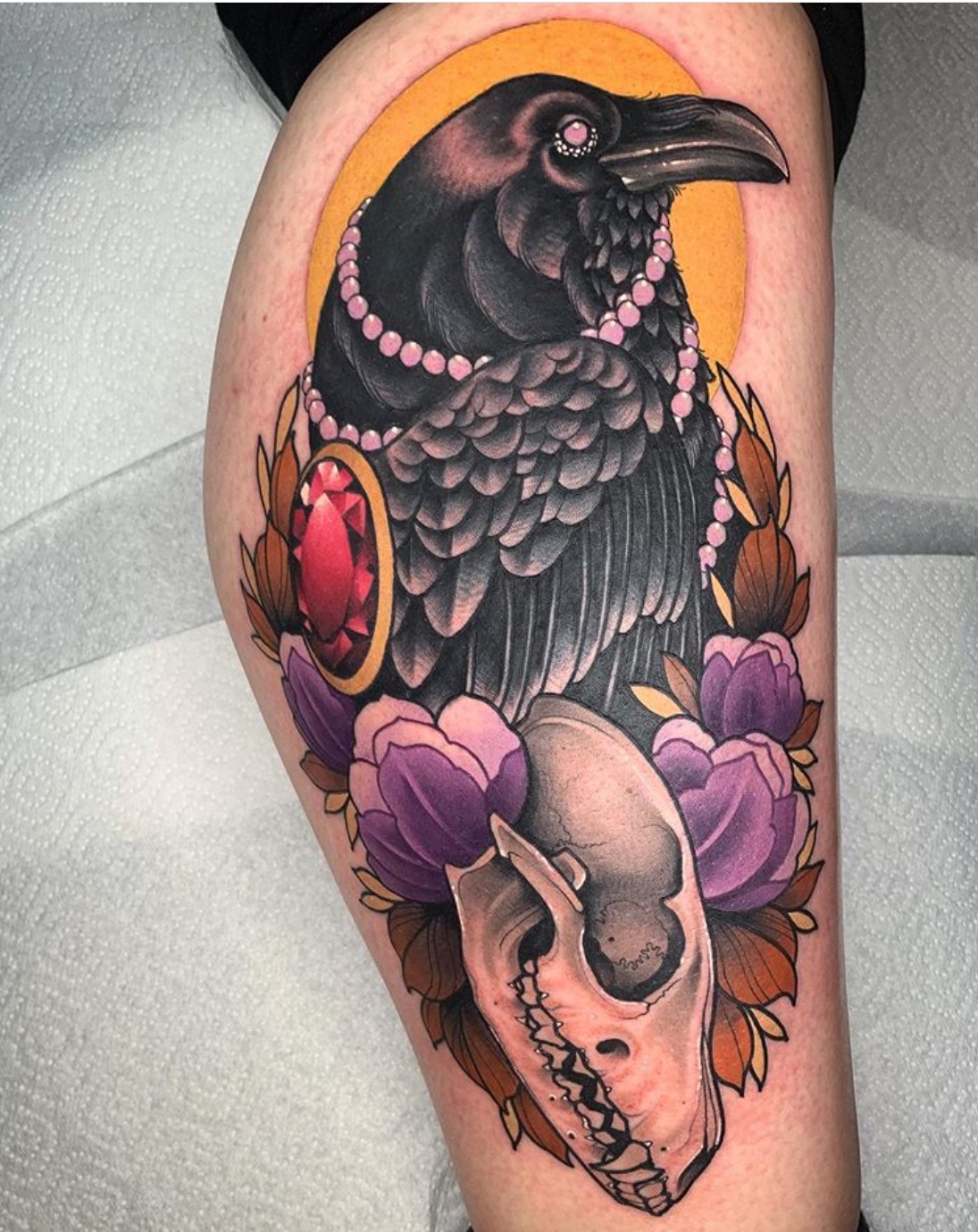 crow tattoo