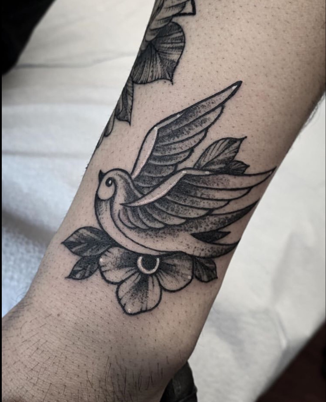 Crow Dove Sleeve by Ryan El Dugi Lewis TattooNOW