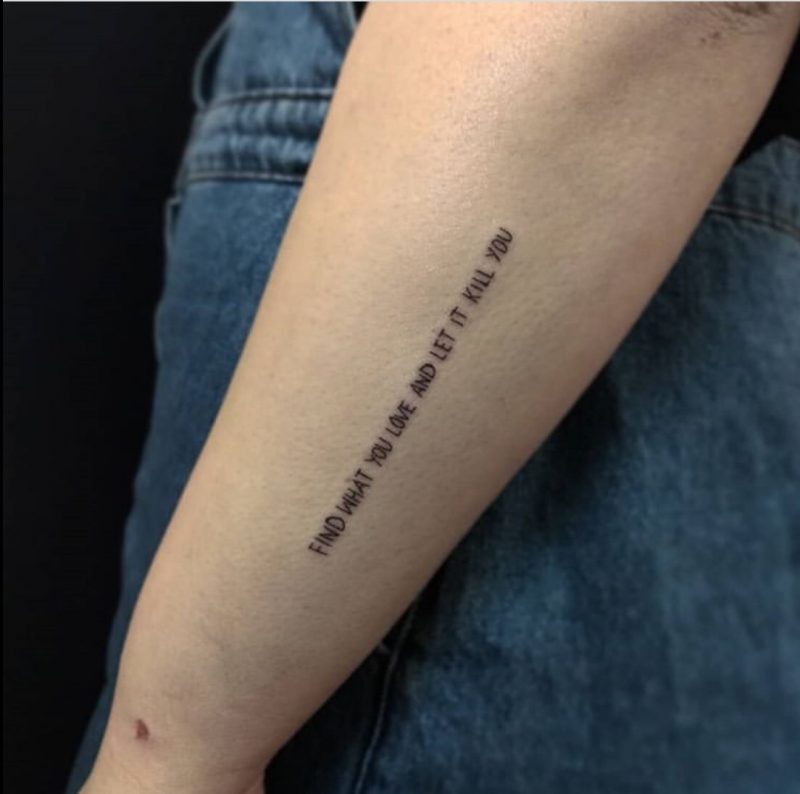 50+ Inspiring Quote Tattoos - The XO Factor