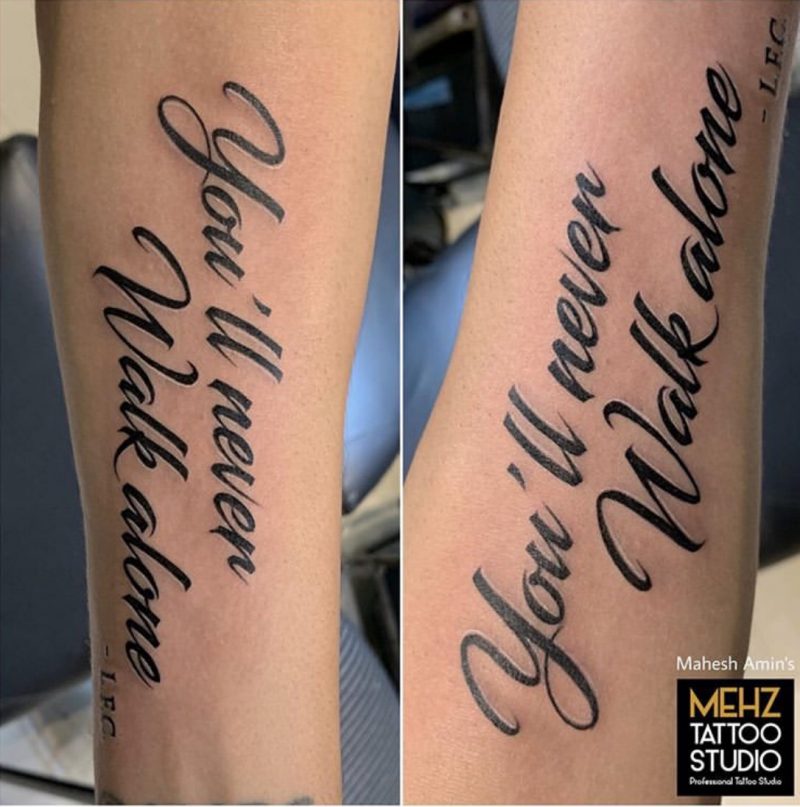 50+ Inspiring Quote Tattoos The XO Factor