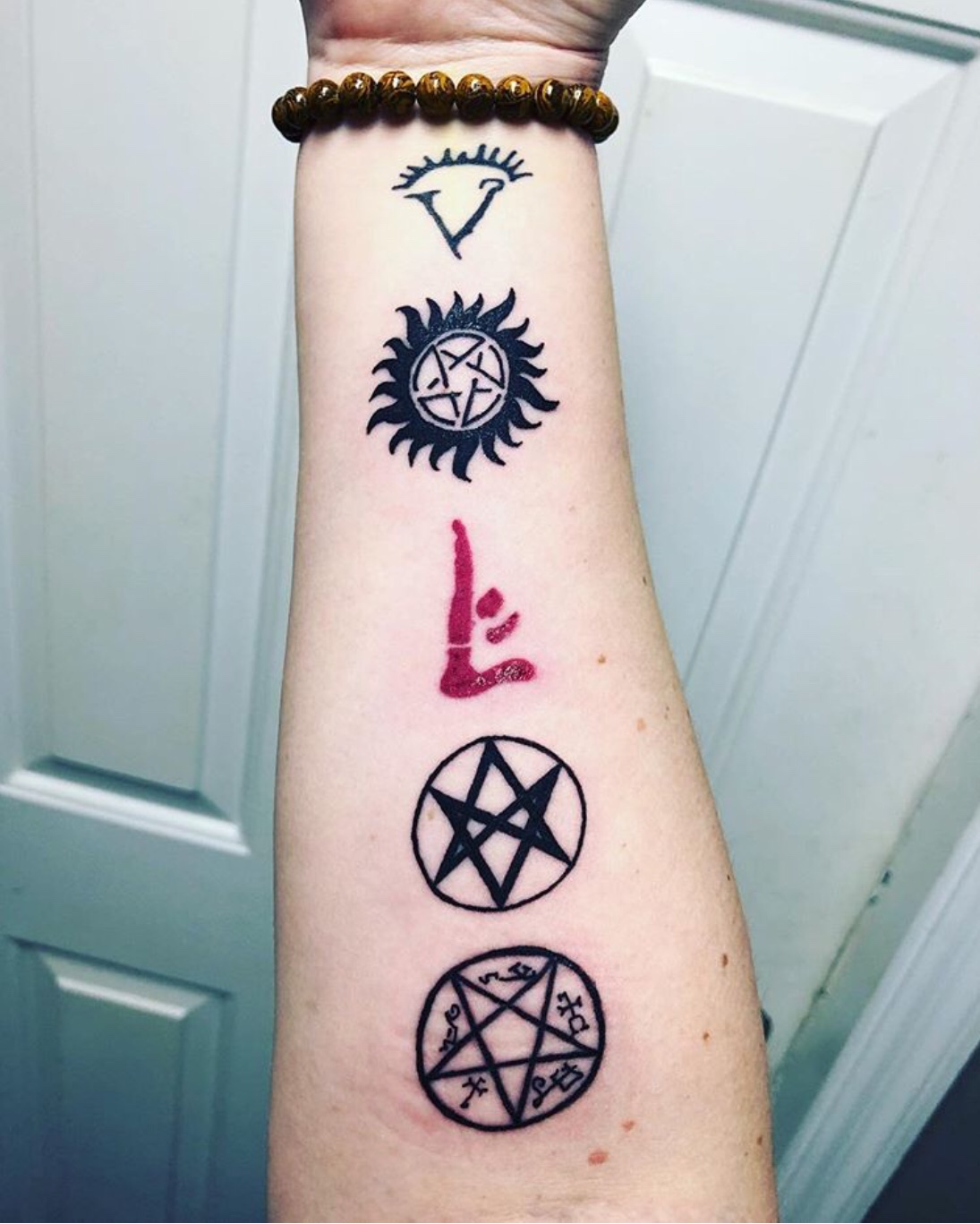 Supernatural: Anti-Possession Tattoo Badge | Redwolf