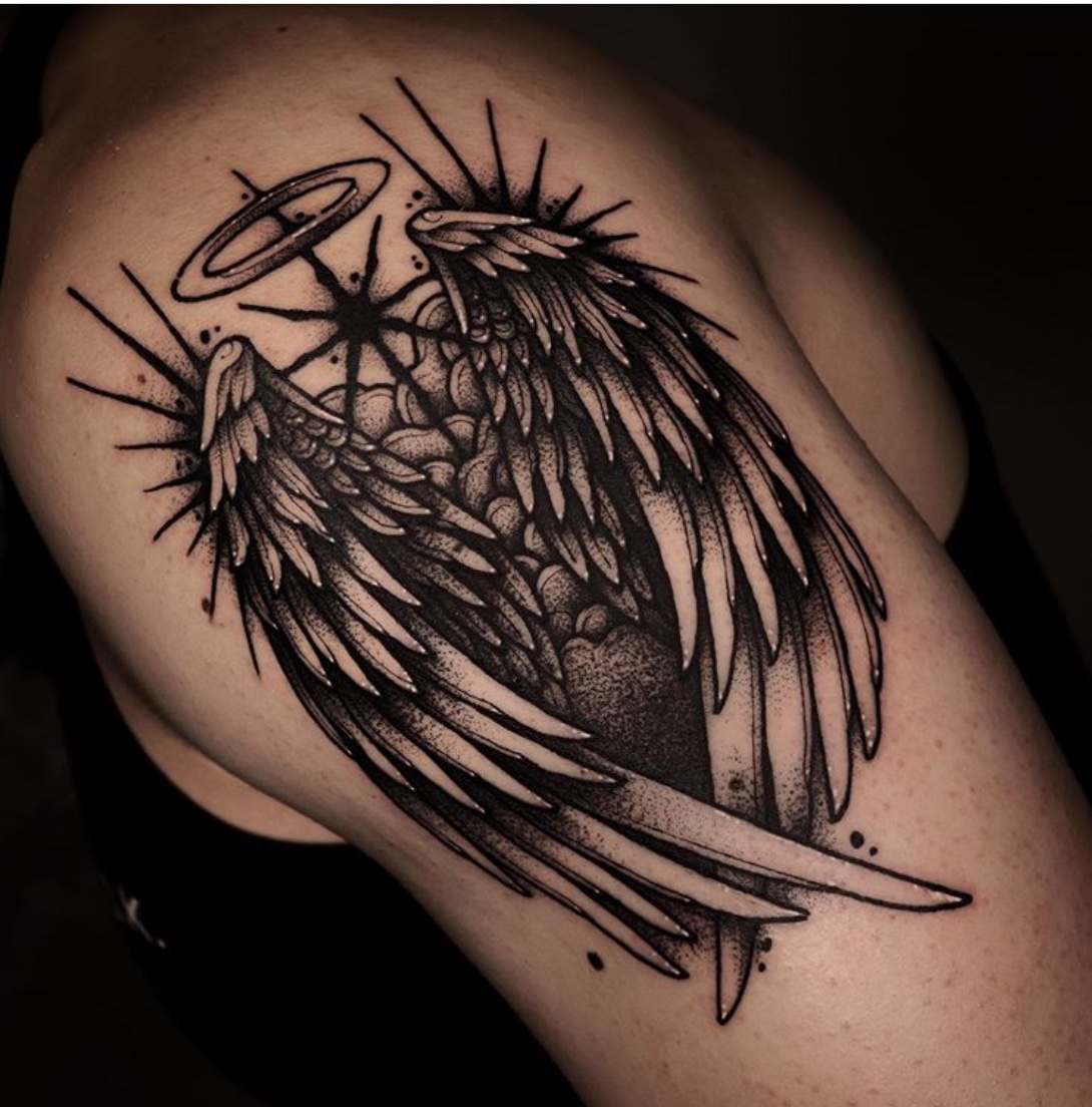 wings tattoo