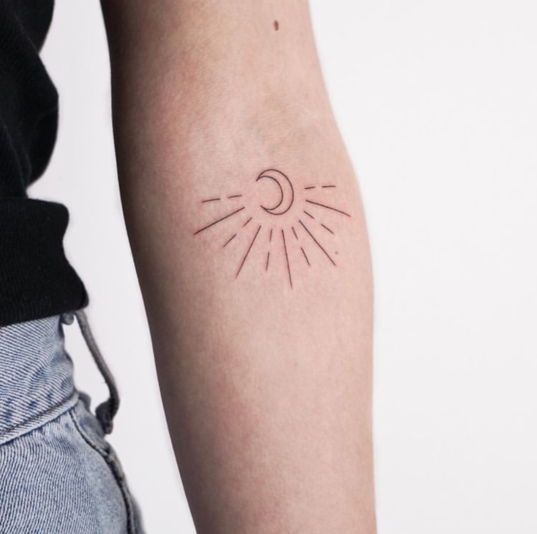 Sun & Moon Tattoo – URBAN HIPPIE INDIA