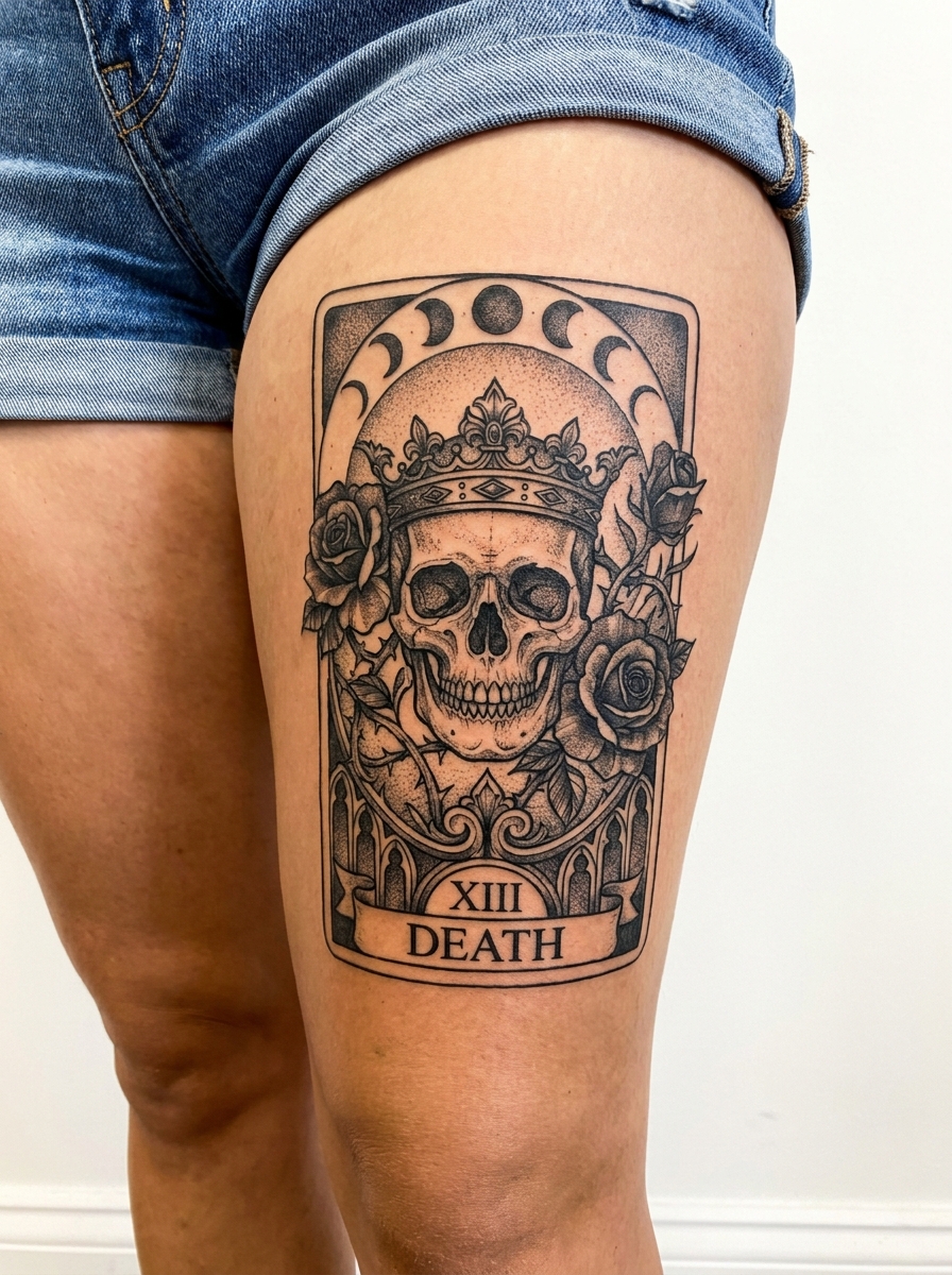 Death Card Tattoo
