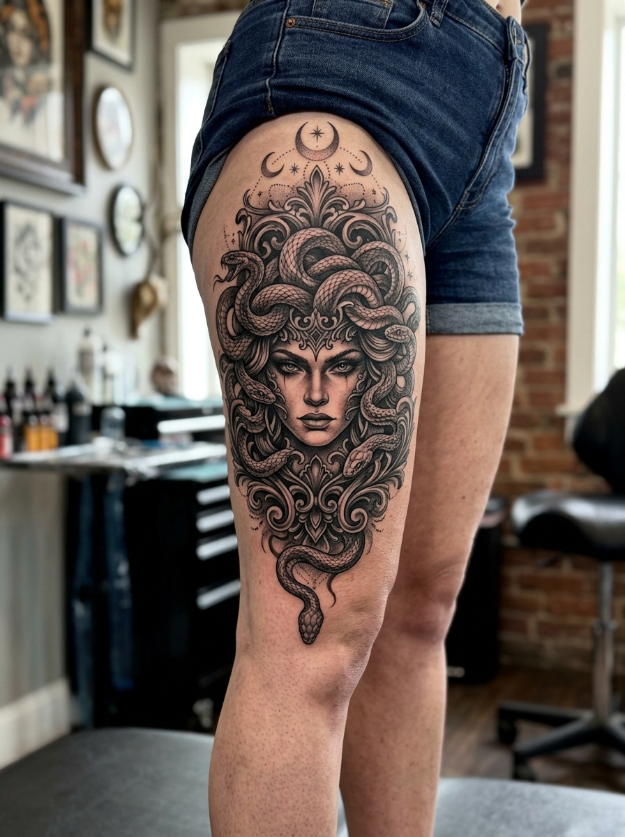 Medusa Head Tattoo