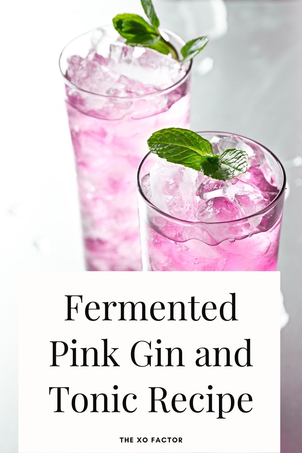 pink gin and tonic
