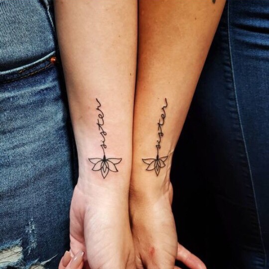 sisters tattoo ideas 