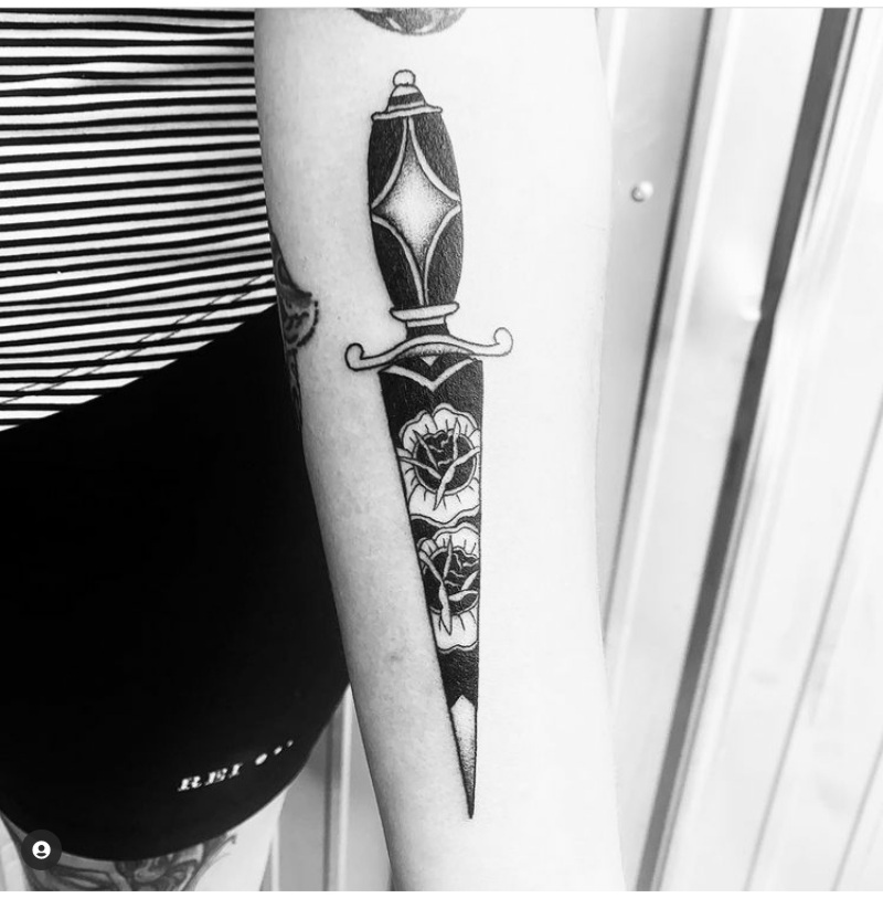 dagger tattoos