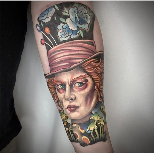 20+ Brilliant Mad Hatter Tattoos Just For You - The XO Factor