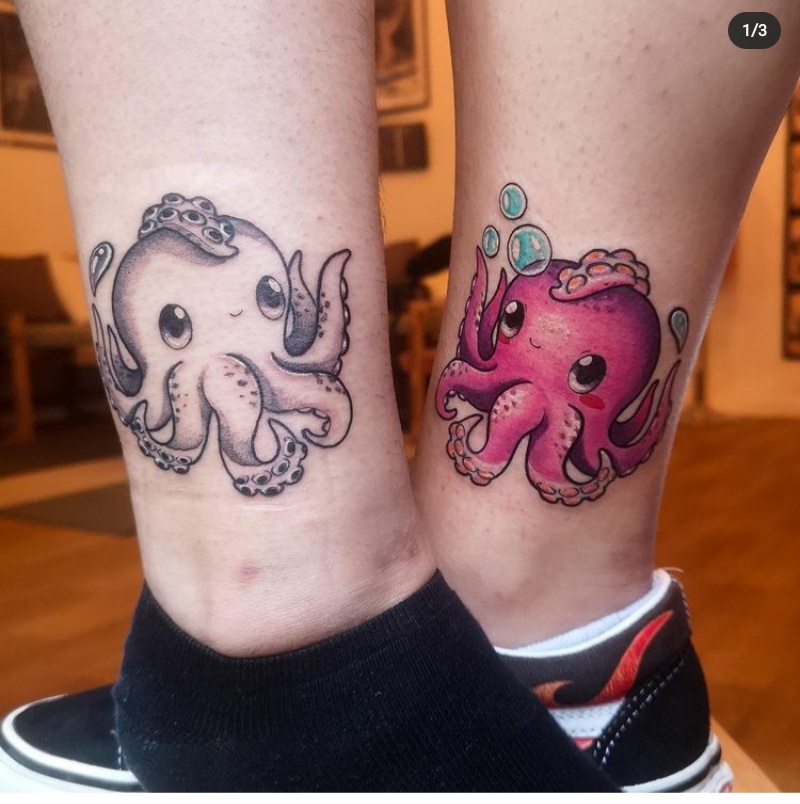 Cute Octopus Tattoo