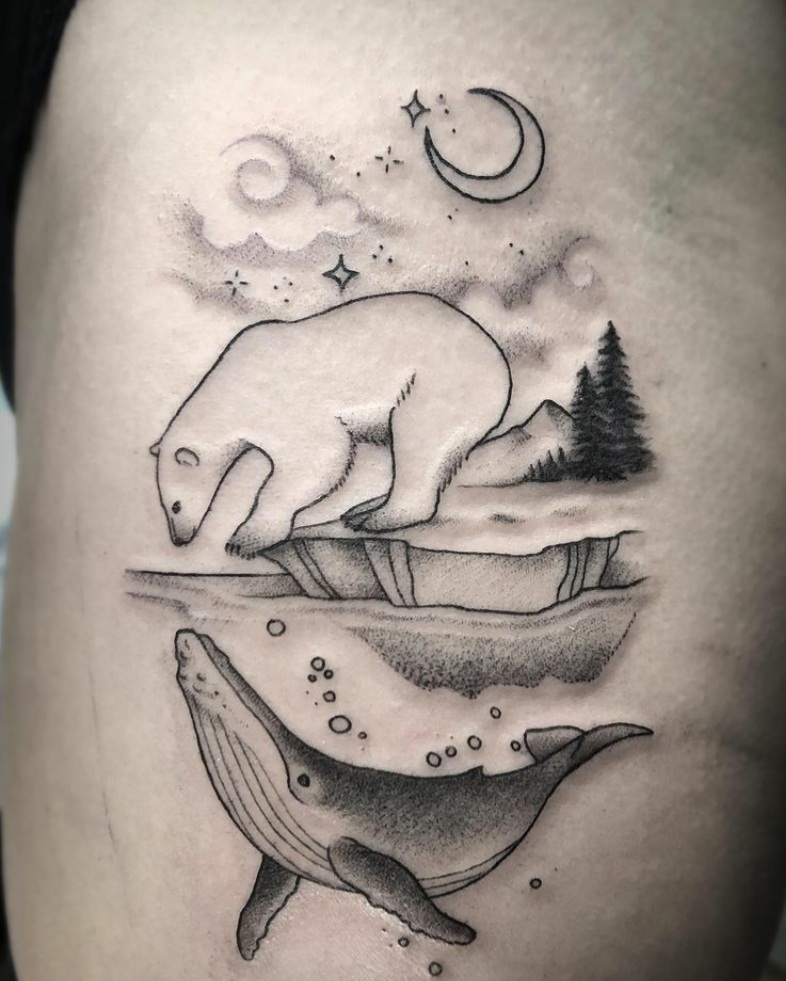 27 Polar Bear Tattoo Designs - The XO Factor