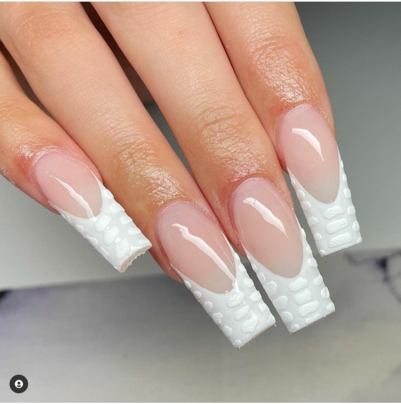 french tips nail designs