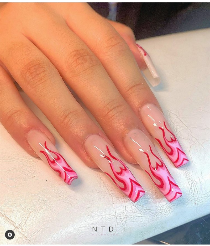 french tips nail designs