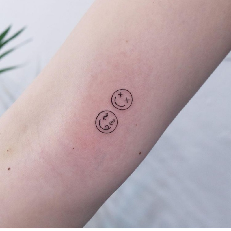 Emoji tattoo design ideas