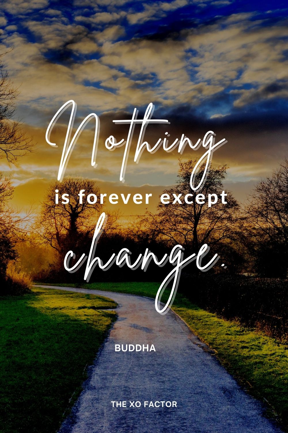 Nothing is forever except change. change quotes