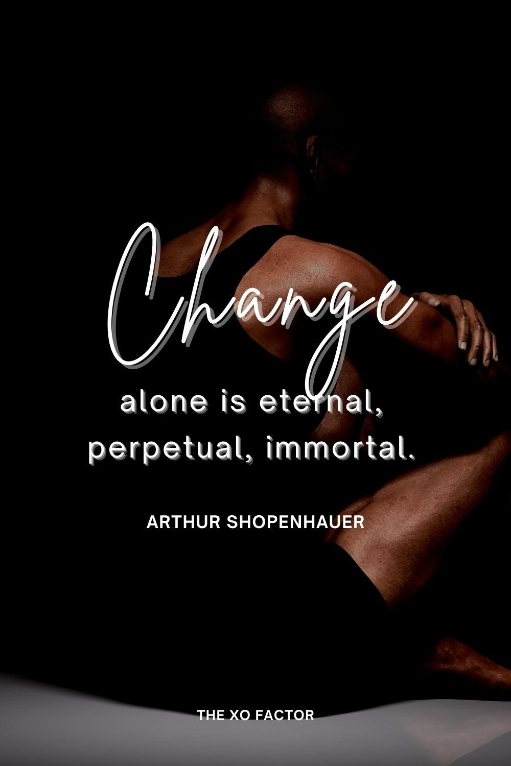 Change alone is eternal, perpetual, immortal. Arthur Shopenhauer change quotes