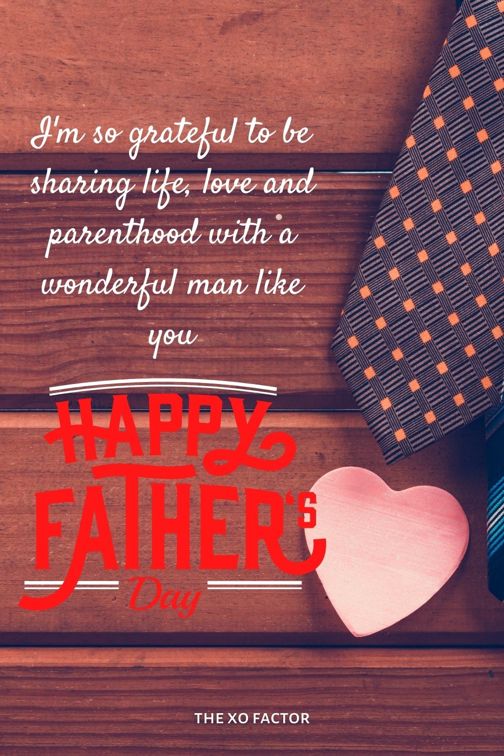 I'm so grateful to be sharing life, love and parenthood with a wonderful man like you, Happy Father's Day my love
