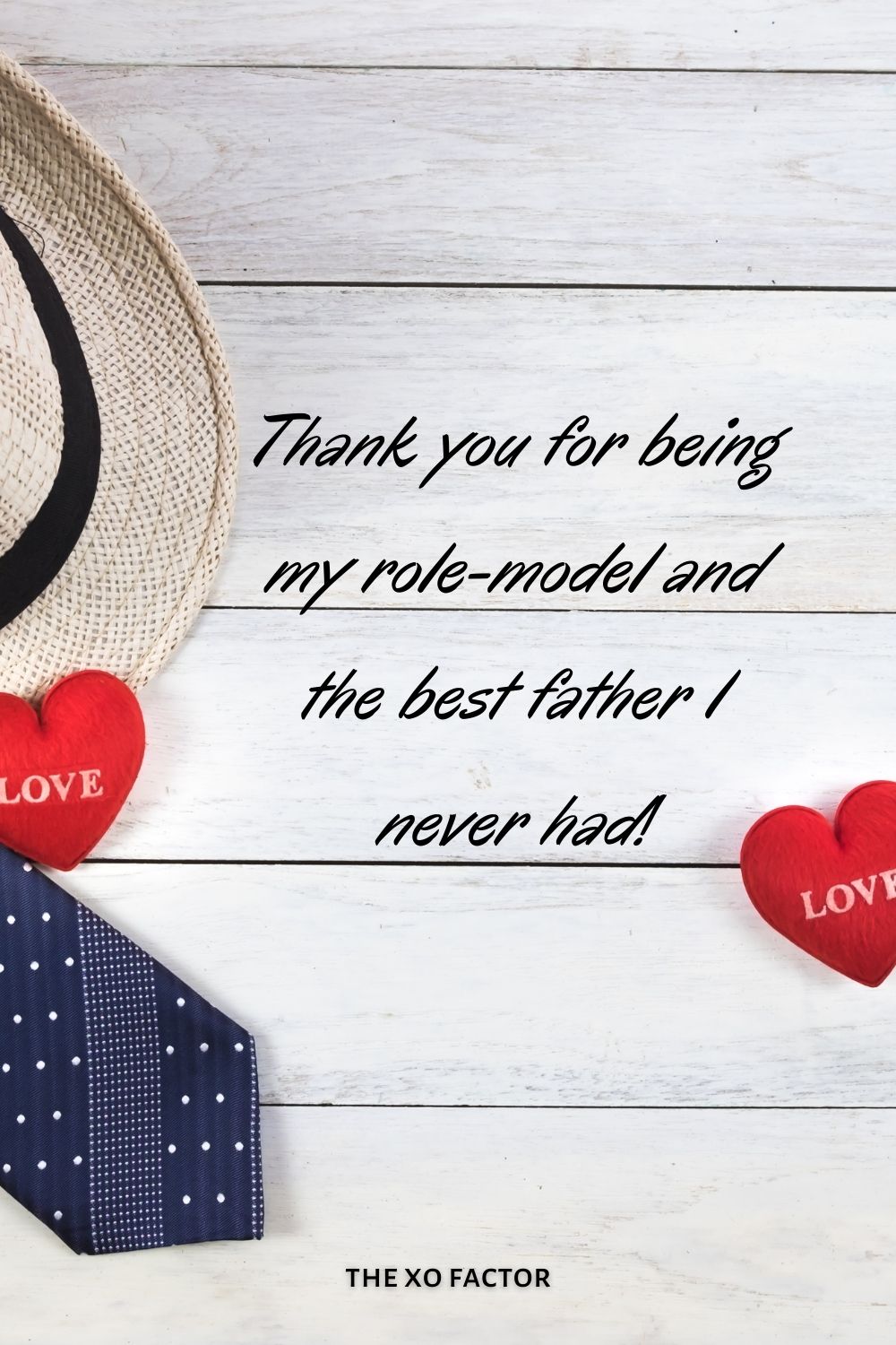 Thank you for being my role-model and the best father I never had!