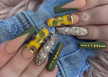 20+ Stunning Sunflower Nail Art Ideas to Brighten Your Look