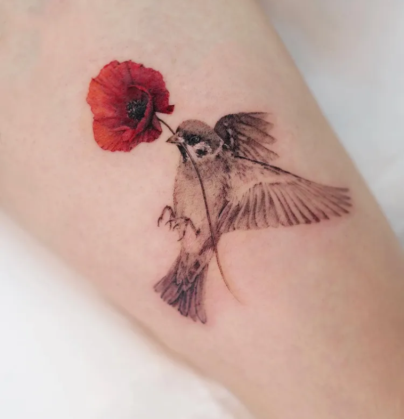 Poppy Tattoos: Symbolizing Remembrance And Resilience