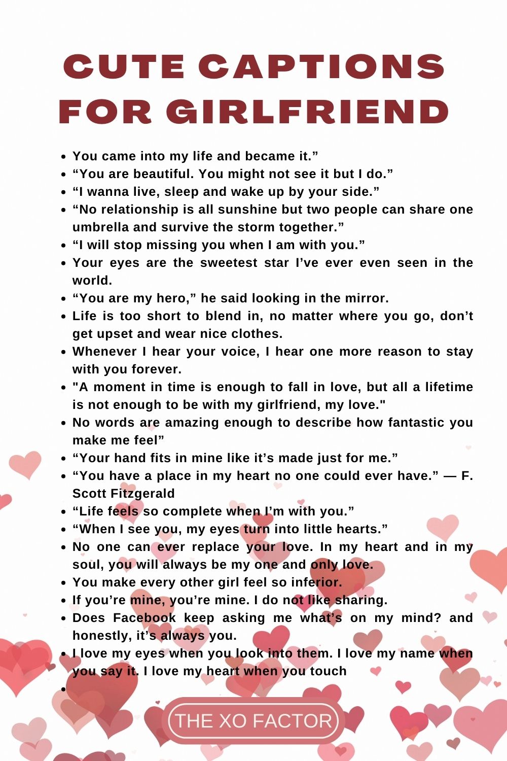 Cute Captions For Girlfriend
