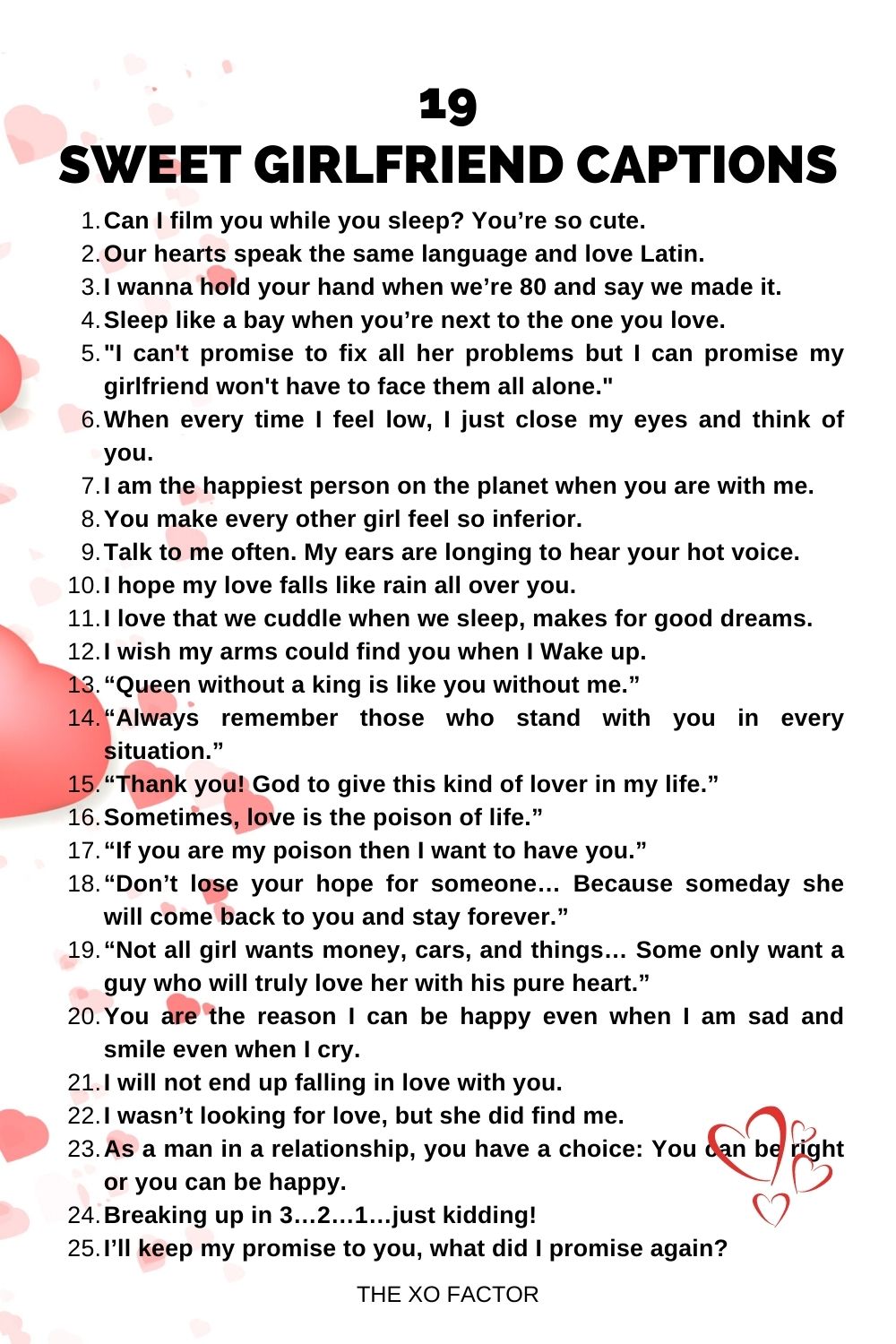 Sweet Girlfriend Captions