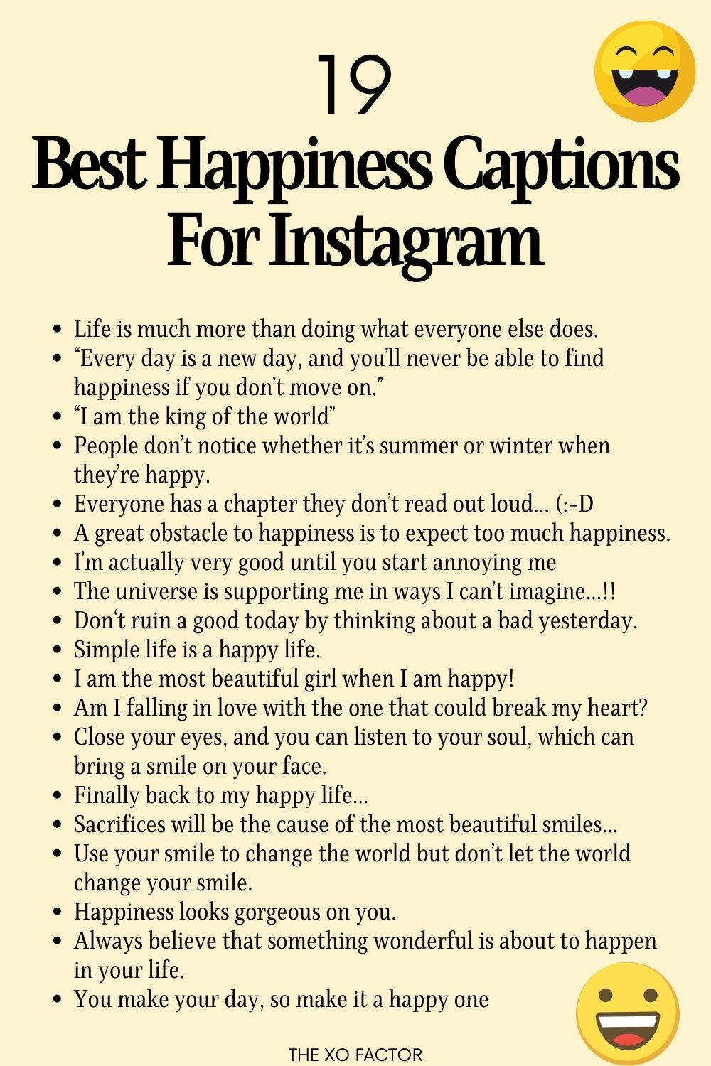 Best Happiness Captions For Instagram