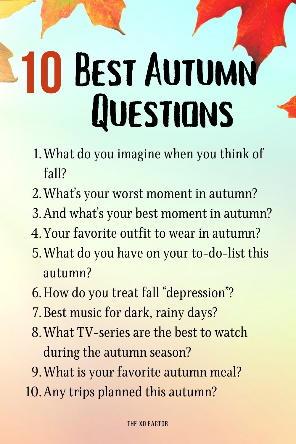 10 Best Autumn Questions