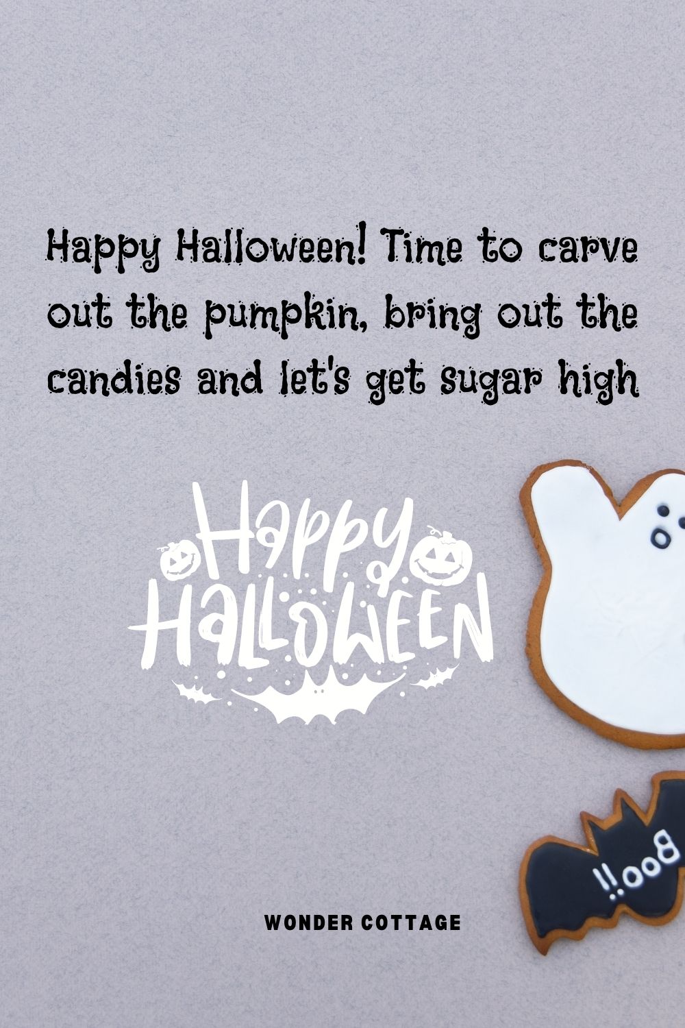Happy Halloween! Time to carve out the pumpkin, bring out the candies and let's get sugar high