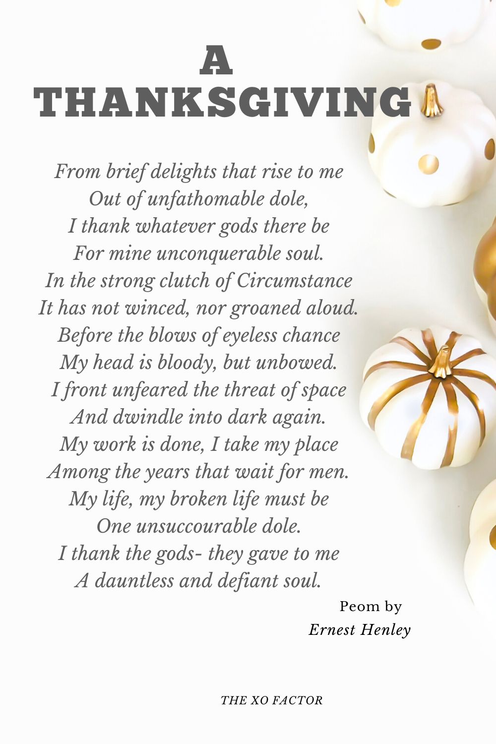 A Thanksgiving Poem 