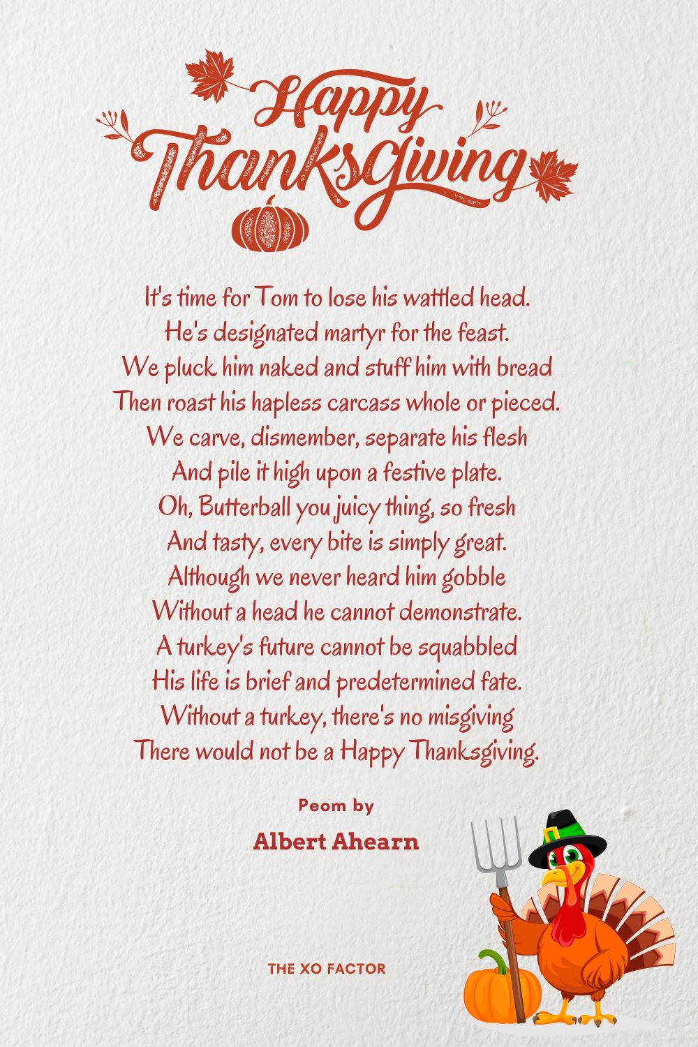 Happy Thanksgiving Poem