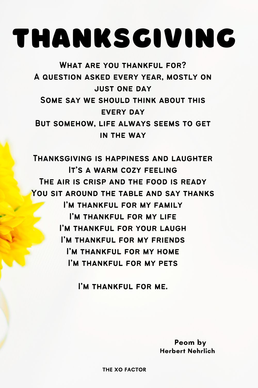 Thanksgiving Poem