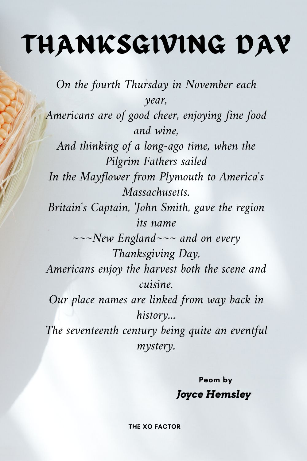 Thanksgiving Poem