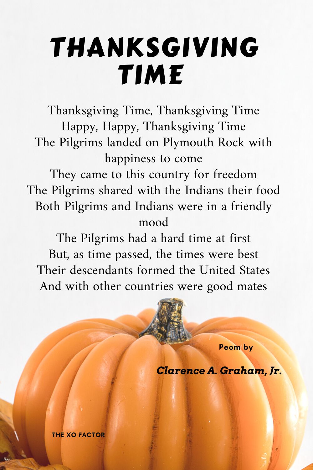 Thanksgiving Time Poem 