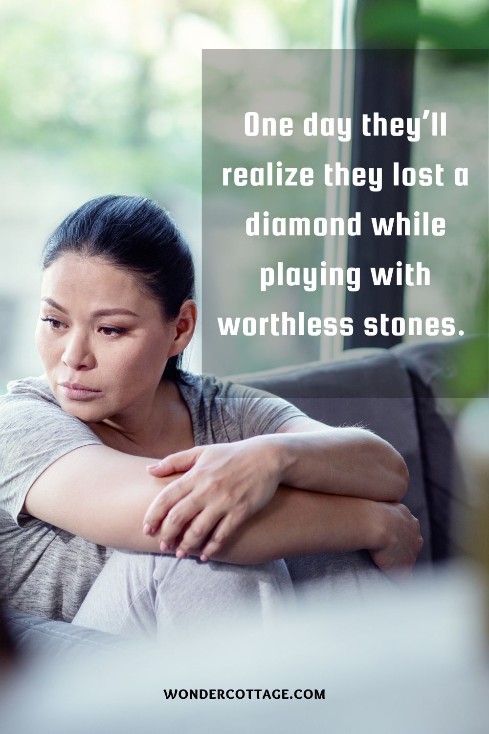 One day they’ll realize they lost a diamond while playing with worthless stones.  Turcois Ominek