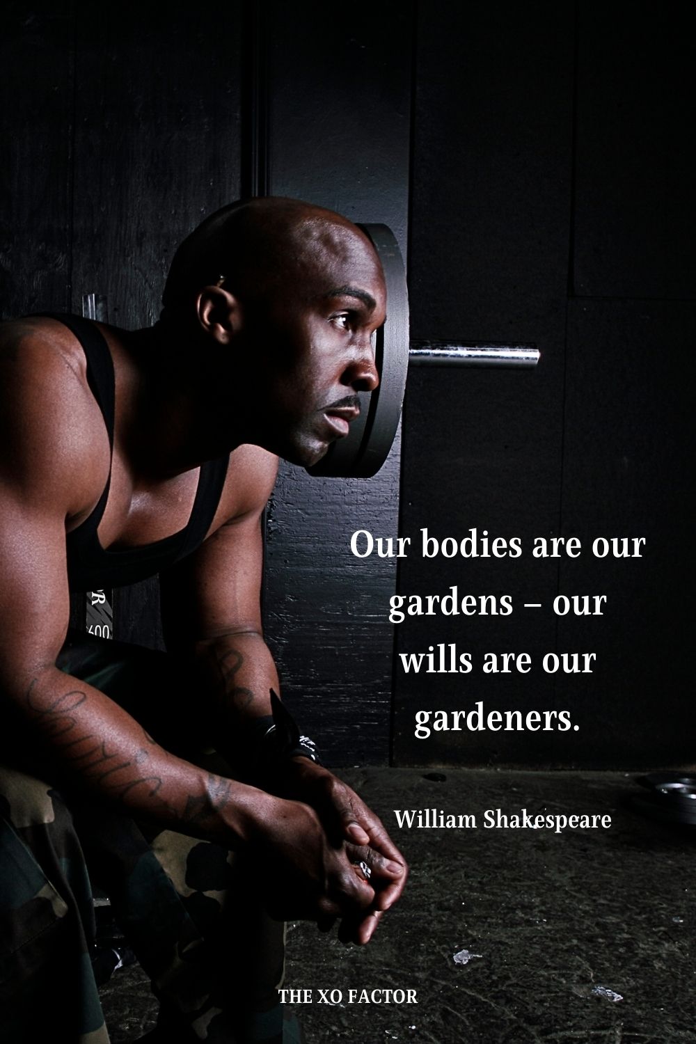 Our bodies are our gardens – our wills are our gardeners. William Shakespeare